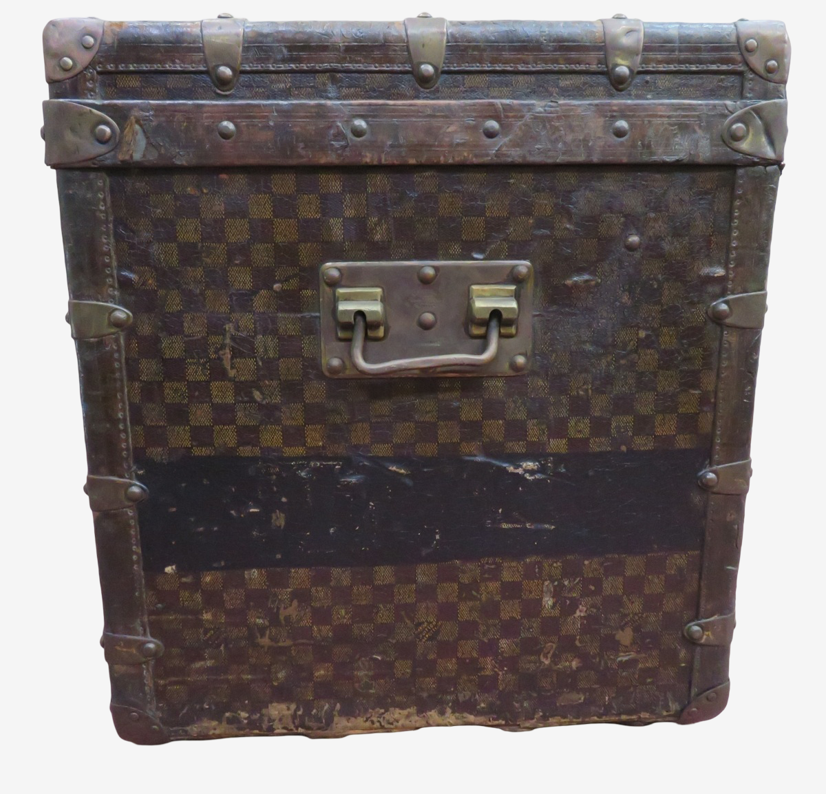 Louis Vuitton antique Damier travel trunk, view 4 of 10
