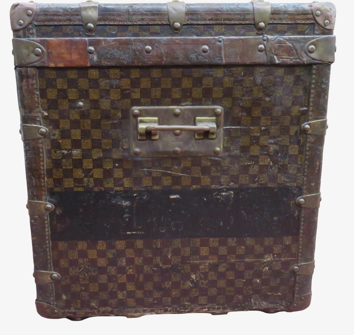 Louis Vuitton antique Damier travel trunk, view 5 of 10