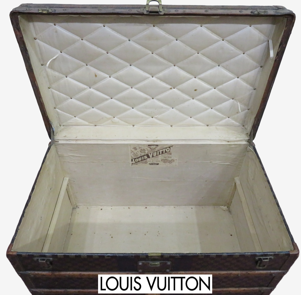 Louis Vuitton antique Damier travel trunk, view 6 of 10