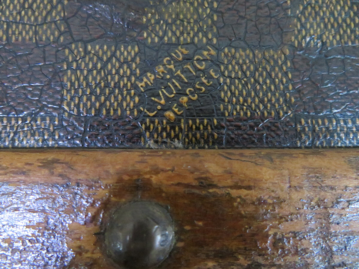 Louis Vuitton antique Damier travel trunk, view 8 of 10