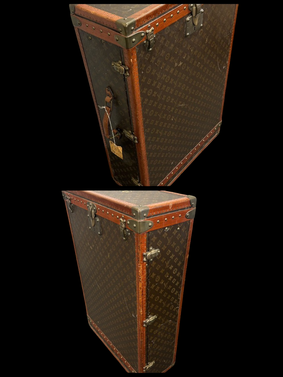 Louis Vuitton early Monogram wardrobe trunk, view 9 of 10