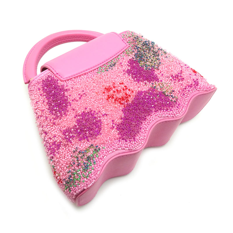 Louis Vuitton Capushell Mini Rose beaded bag, view 4 of 10
