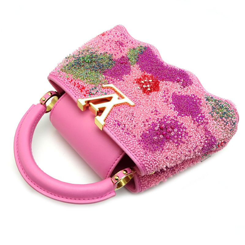 Louis Vuitton Capushell Mini Rose beaded bag, view 5 of 10