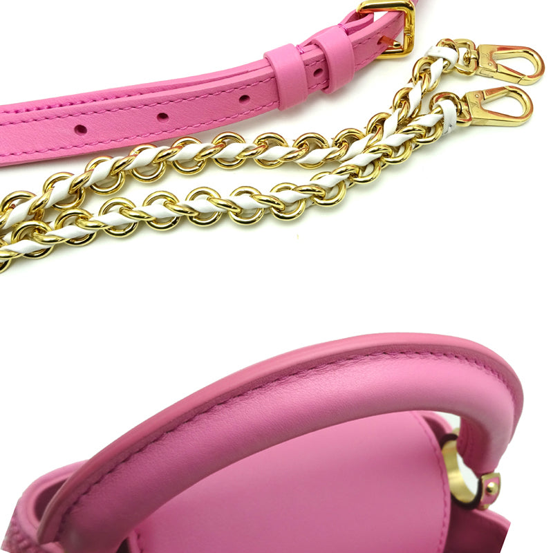 Louis Vuitton Capushell Mini Rose beaded bag, view 9 of 10