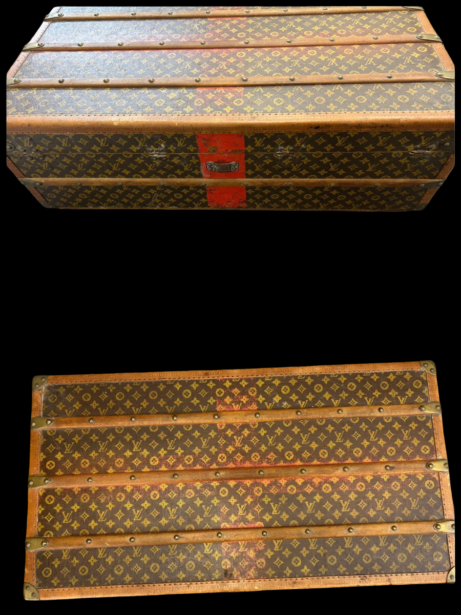Louis Vuitton circa 1915 Monogram cabin trunk, view 8 of 9