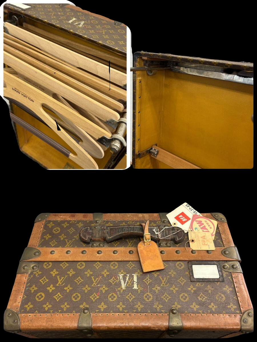 Louis Vuitton circa 1918 Monogram wardrobe trunk, view 3 of 9
