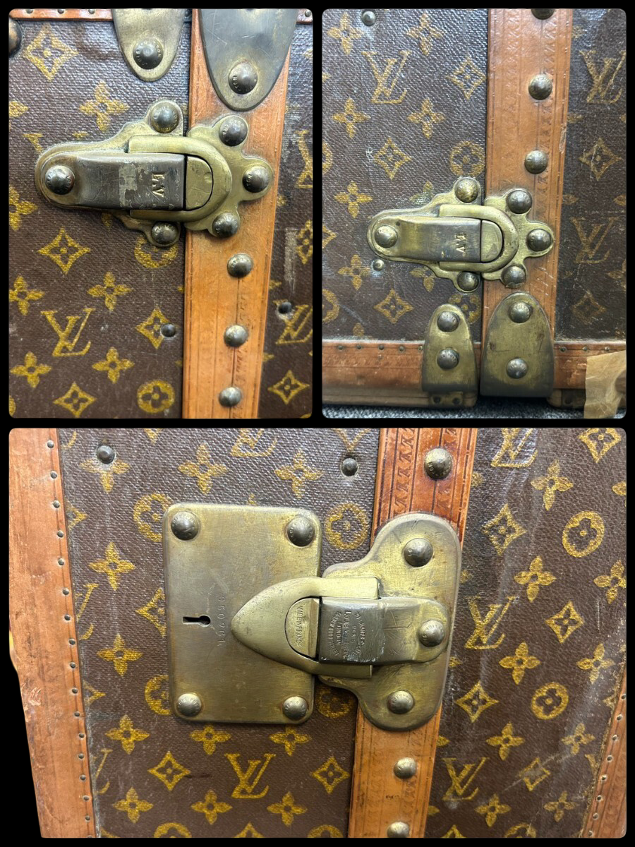 Louis Vuitton circa 1918 Monogram wardrobe trunk, view 5 of 9