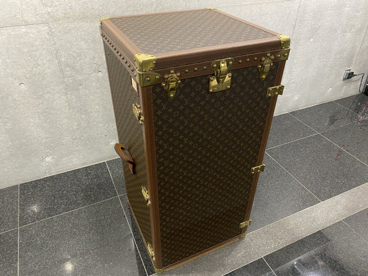 Louis Vuitton Secretaire Linge M11010 Monogram Wardrobe Trunk, Single-Owner Munich Purchase, 2005