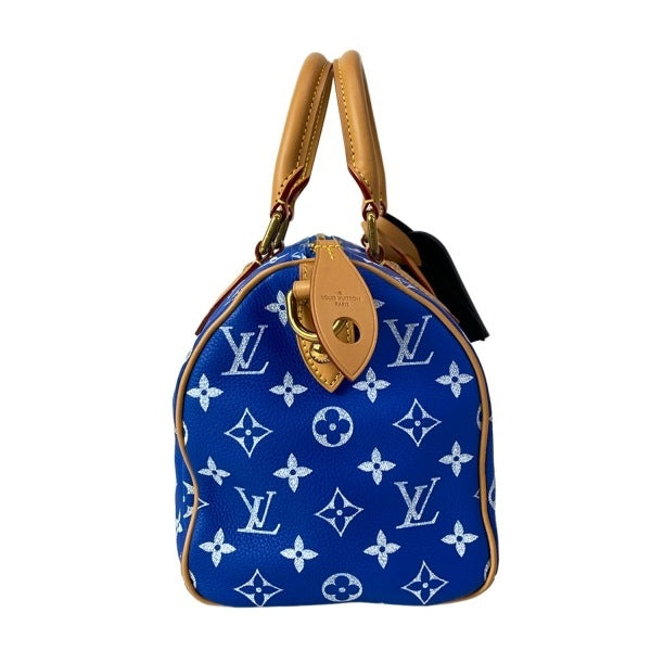 Louis Vuitton Speedy P9 Bandoulière 25 in blue, view 3 of 10