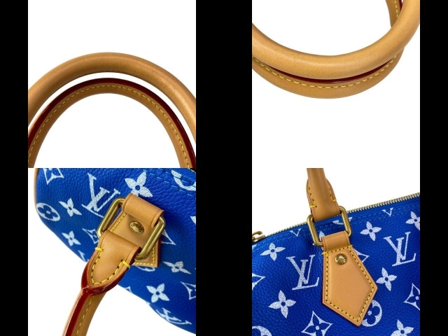 Louis Vuitton Speedy P9 Bandoulière 25 in blue, view 7 of 10