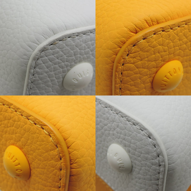 Louis Vuitton × Daniel Buren ArtyCapucines MM in yellow, view 7 of 10