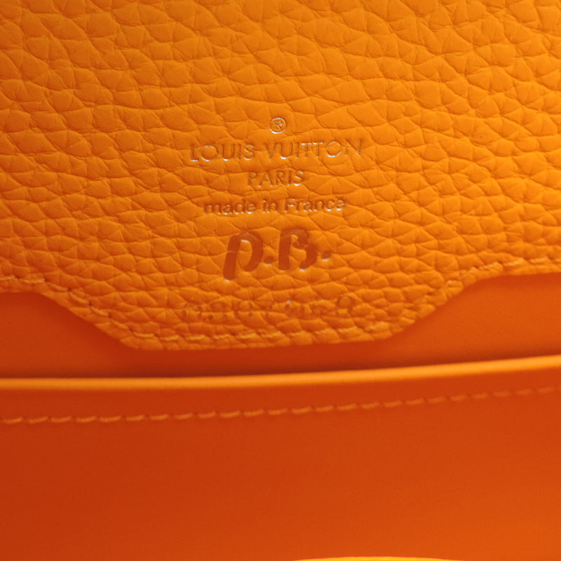 Louis Vuitton × Daniel Buren ArtyCapucines MM in yellow, view 9 of 10