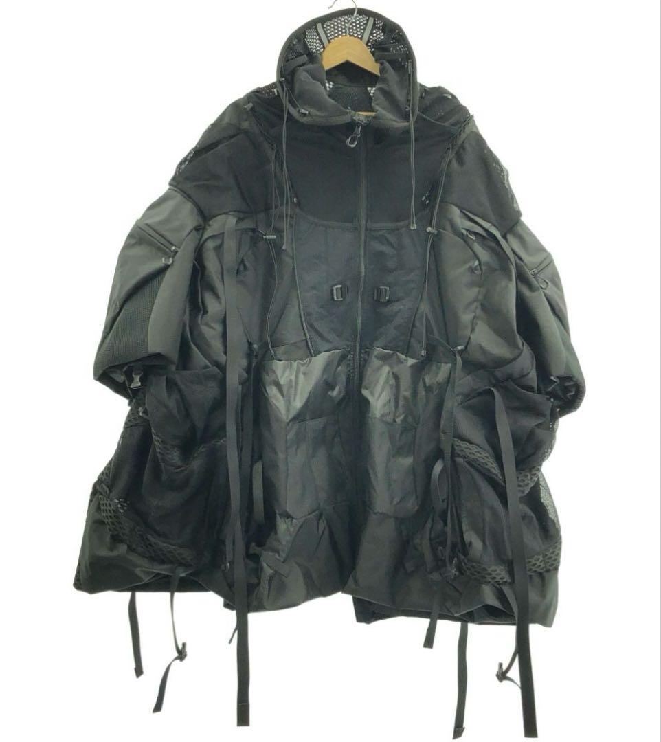 JUNYA WATANABE COMME des GARÇONS AD2023 Tactical Mesh Panel Hooded Jacket JL-J002, view 2