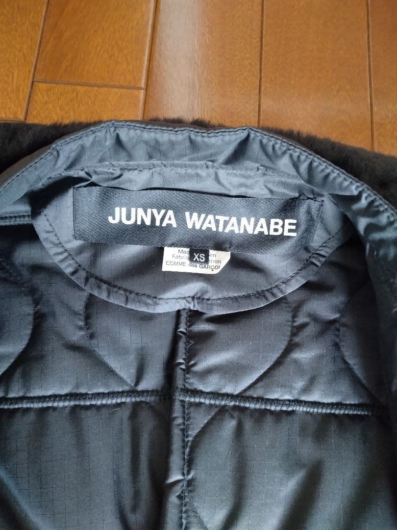JUNYA WATANABE COMME des GARÇONS AD2022 Faux Fur and Quilted Long Coat JJ-C008, view 6