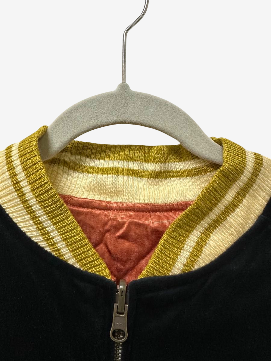 Studio Ghibli Princess Mononoke Sukajan Jacket Reversible Embroidered Anime Bomber XL Japan