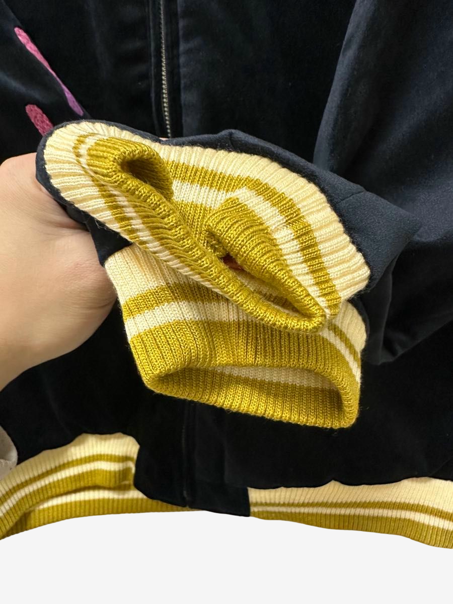 Studio Ghibli Princess Mononoke Sukajan Jacket Reversible Embroidered Anime Bomber XL Japan