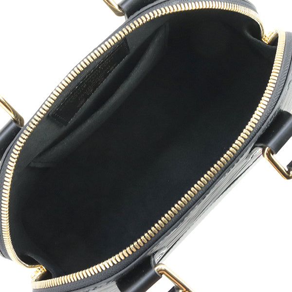 Louis Vuitton x Takashi Murakami Alma BB M13670 Black Epi Leather Panda Charm 2WAY Bag