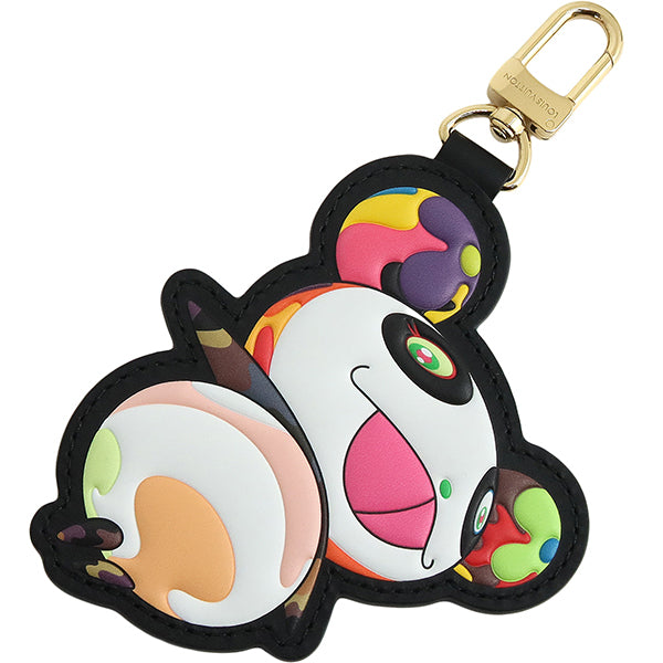 Louis Vuitton x Takashi Murakami Alma BB M13670 Black Epi Leather Panda Charm 2WAY Bag