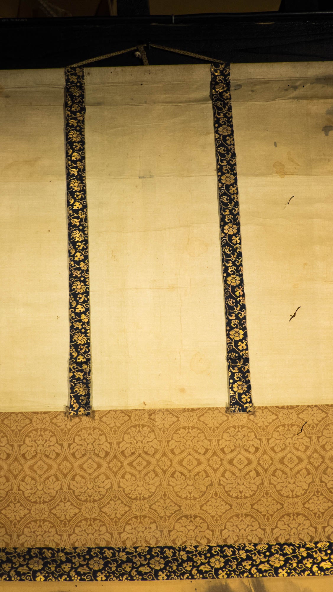 Antique SOGA SHOHAKU Style Japanese Ink Dragon Scroll | Edo-Meiji Sumi-e Zen Painting | Celestial Dragon Wall Art on Silk | Asian Meditation
