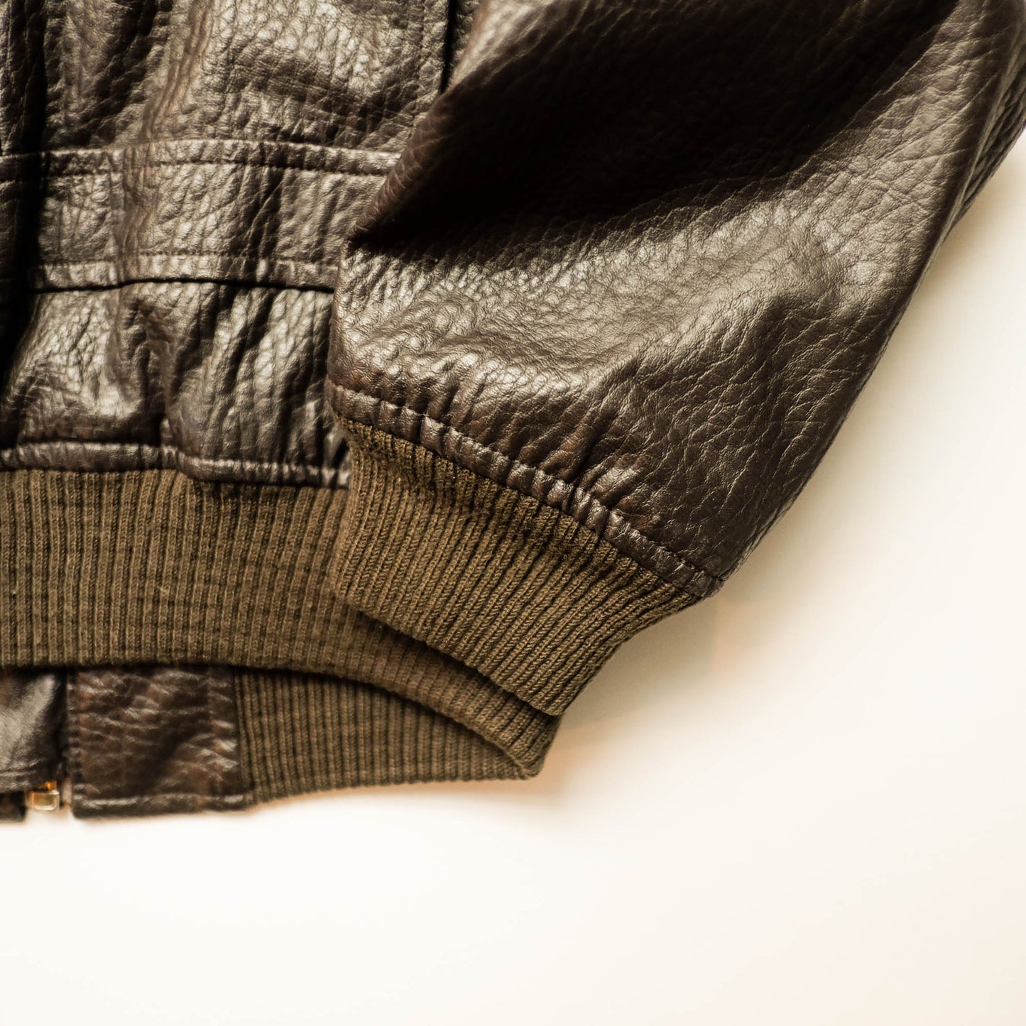HOUSTON Kids Leather Flight Jacket Size M (3–4 Years) | Miniature Military Bomber Jacket