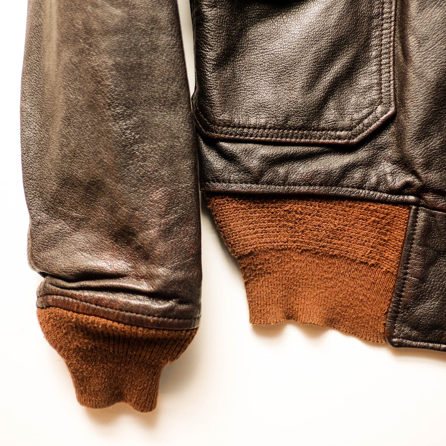 Vintage AVIREX Lonesome Angel Nose Art Leather Flight Jacket | U.S. Navy G-1 Style Bomber Jacket