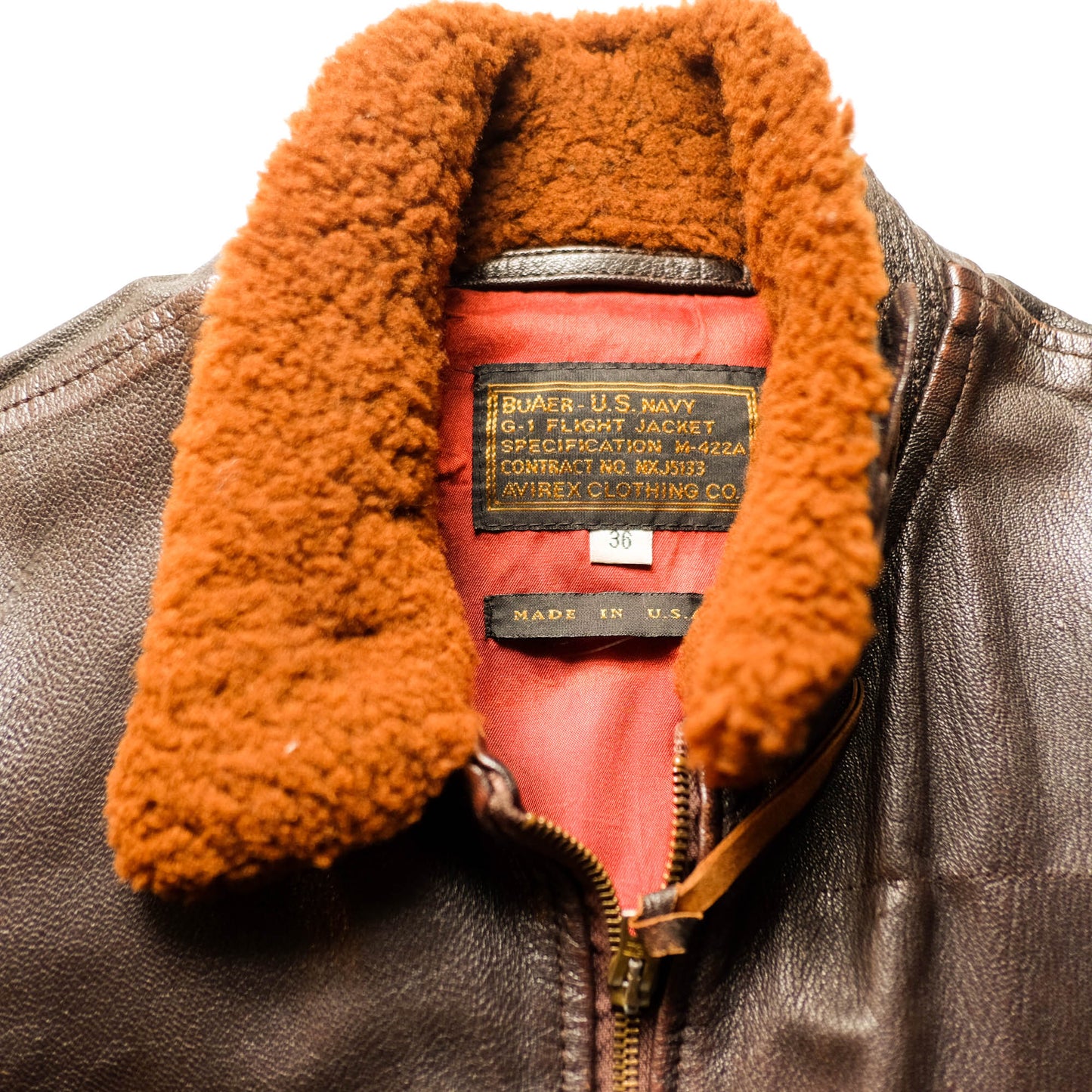 Vintage AVIREX Lonesome Angel Nose Art Leather Flight Jacket | U.S. Navy G-1 Style Bomber Jacket
