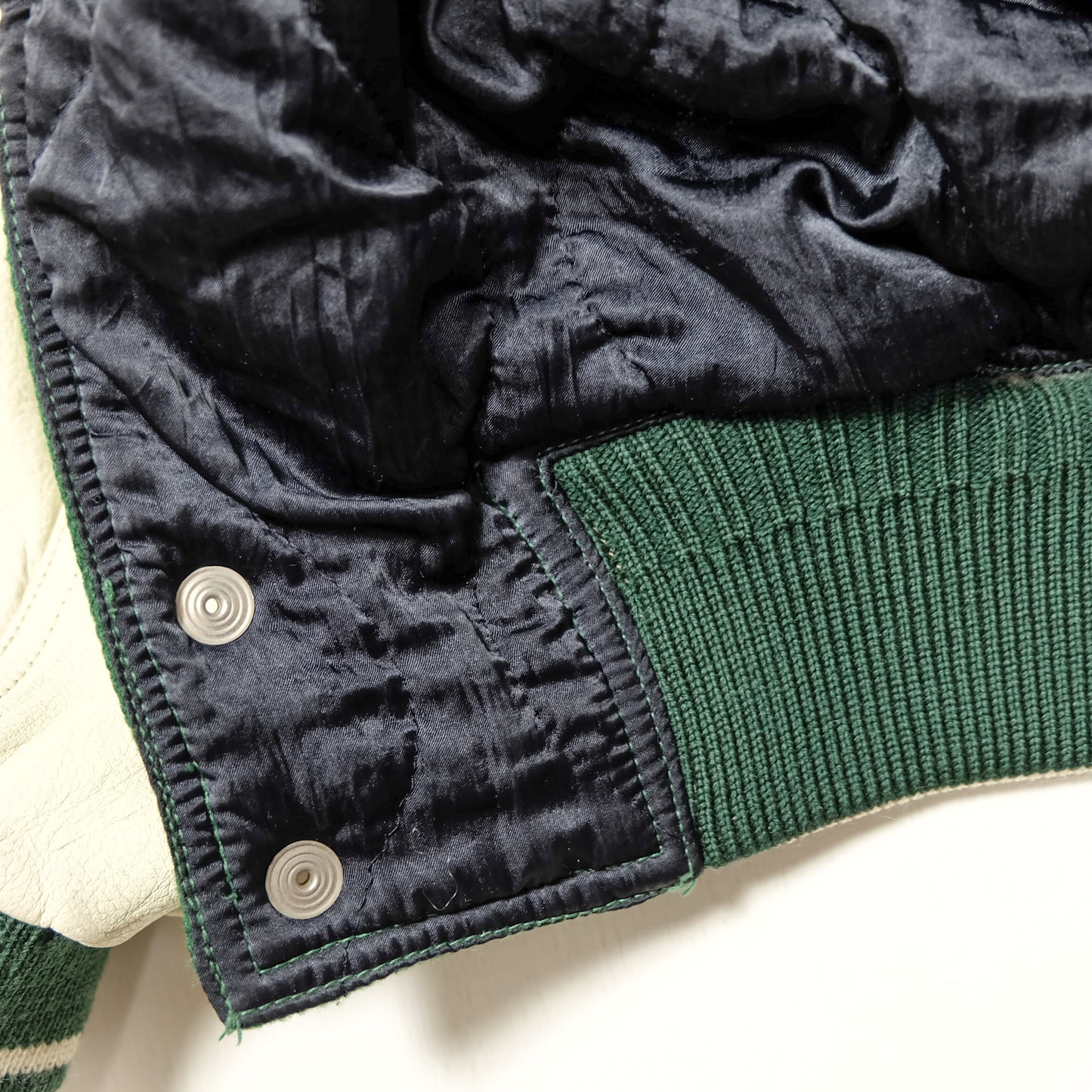 Vintage Varsity Americana Amekaji VARONAV Per Nuova Letterman Stadium Jumper Sutajan Embroidered Bomber Jacket