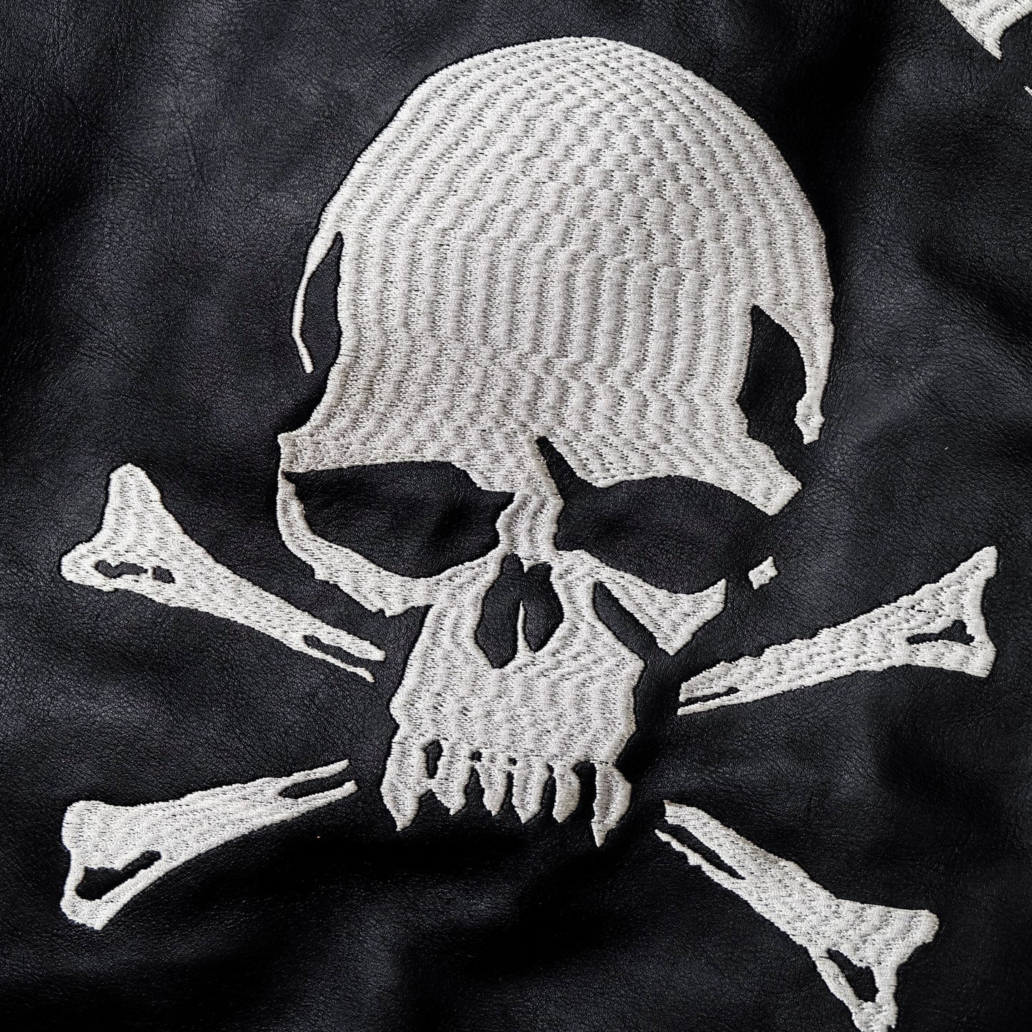 Rare CROWS × WORST T.F.O.A Yanagi Shinji Leather Jacket Size 38 Skull Crossbones Cropped Heads Biker Rider