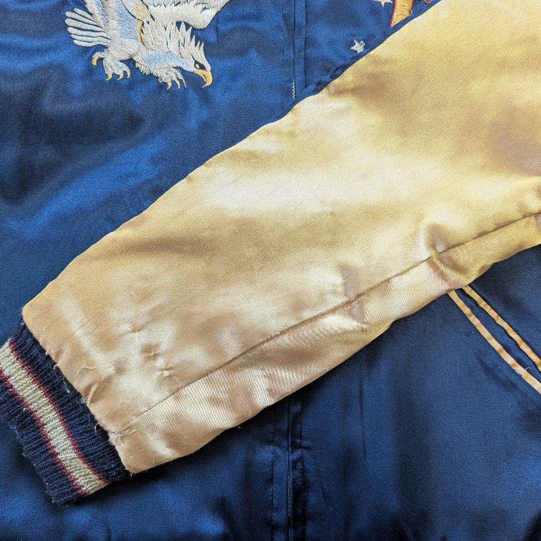 Vintage Tailor Toyo TT11382 Texas Kate Reversible Sukajan Jacket 8148th AC&W Squadron Pin-Up Dragon Japan Size S