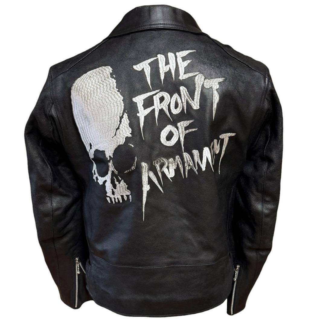 CROWS × WORST T.F.O.A. “The Front of Armament” Skull Leather Riders Jacket Size 38 – Japanese Biker Manga Motorcycle Jacket