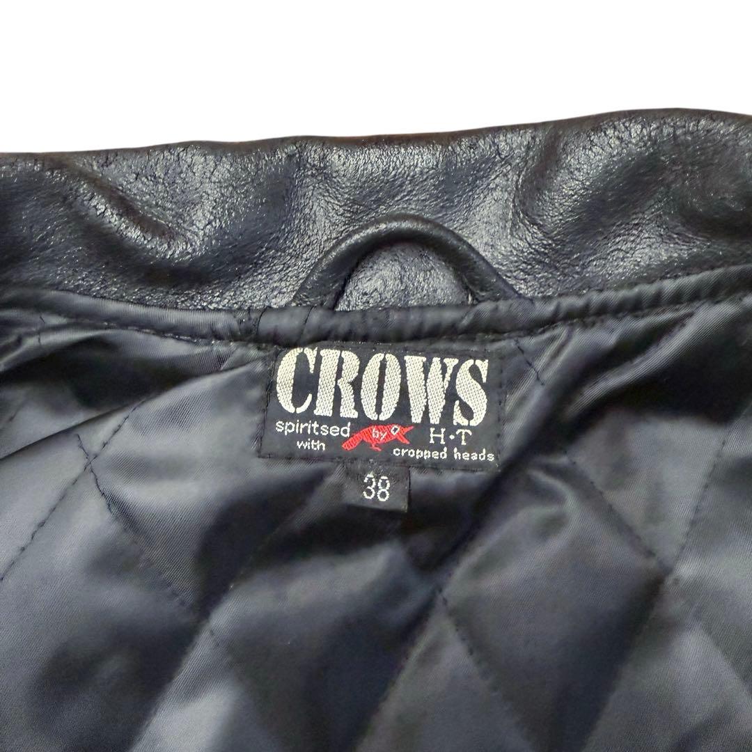 CROWS × WORST T.F.O.A. “The Front of Armament” Skull Leather Riders Jacket Size 38 – Japanese Biker Manga Motorcycle Jacket