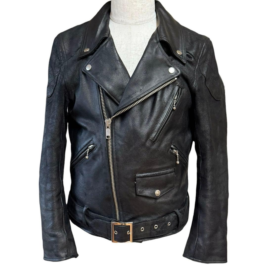 CROWS × WORST T.F.O.A. “The Front of Armament” Skull Leather Riders Jacket Size 38 – Japanese Biker Manga Motorcycle Jacket