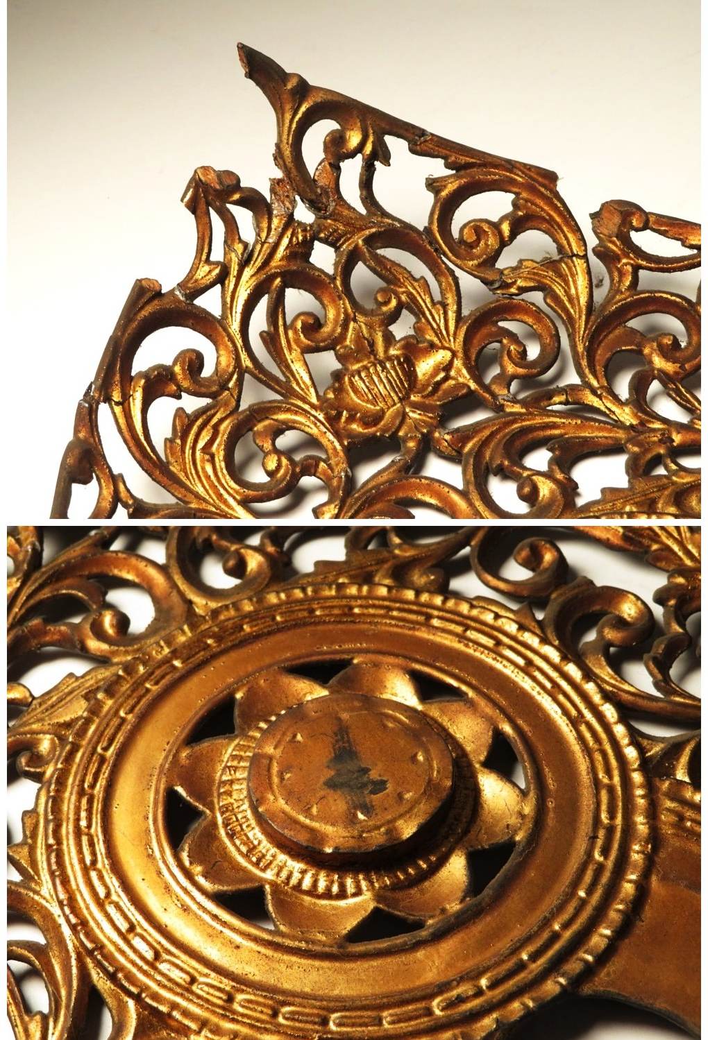 Amida Nyorai Triad — Edo–Meiji Wooden Buddhist Sculpture Set, Temple-Scale Devotional Installation (68 cm)