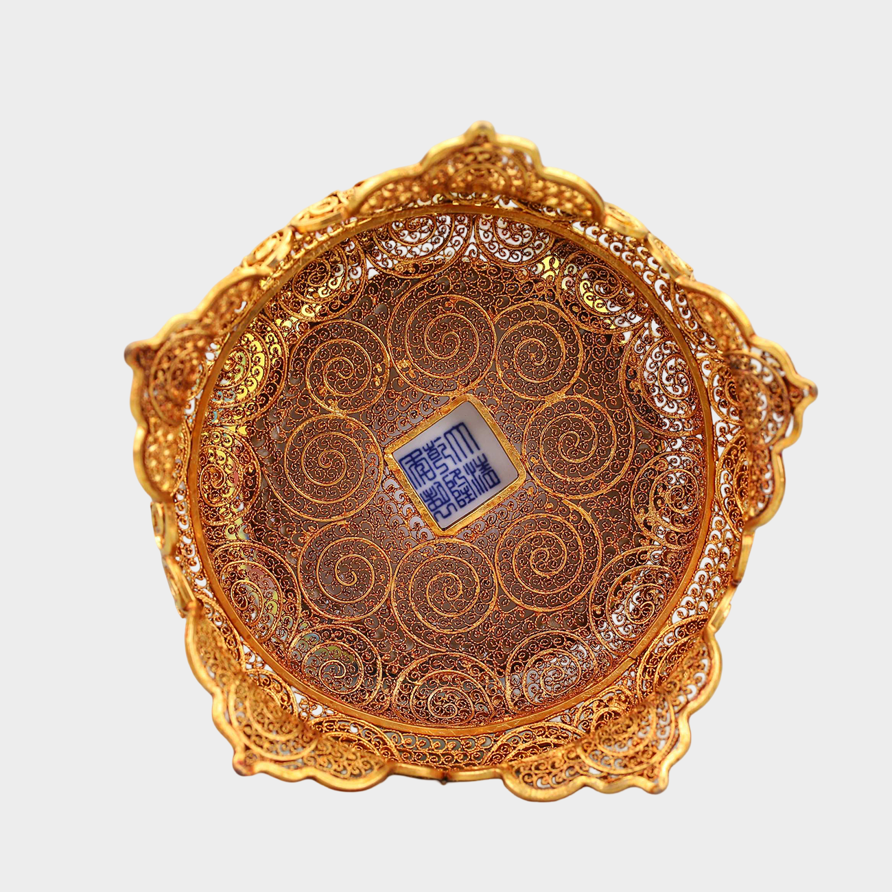 Qing Dynasty Famille Rose Dragon & Floral Paired Vases on Gilt Bronze Stands — Chinese Imperial Revival Decorative Art, 29cm