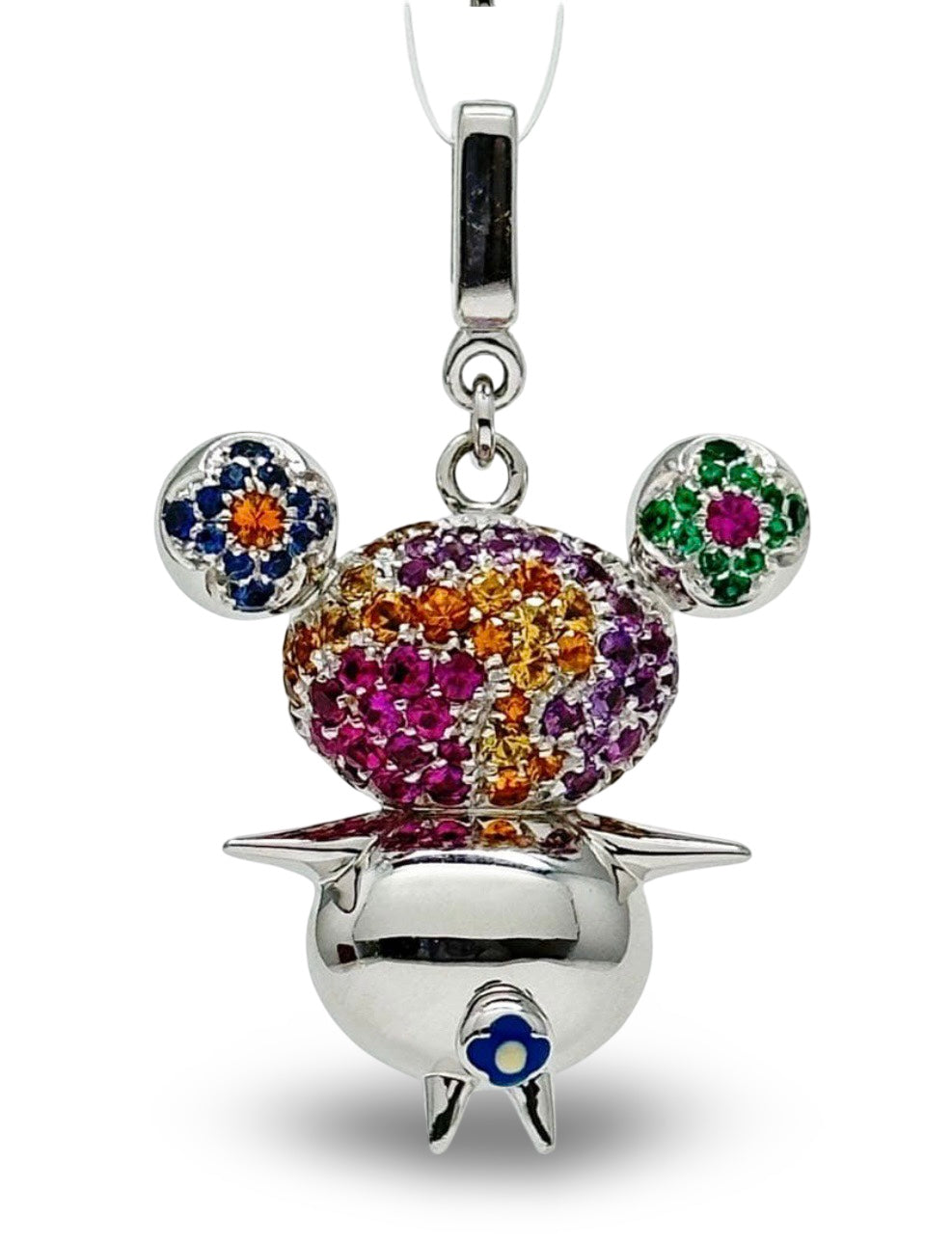 Louis Vuitton × Takashi Murakami Panda Necklace Top – K18WG White Gold – World Limited Edition