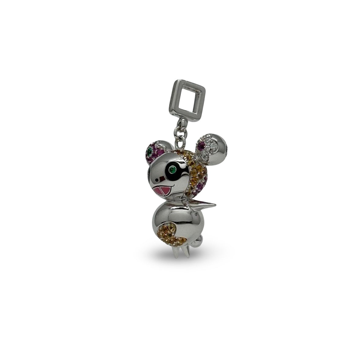 Louis Vuitton × Takashi Murakami Panda Necklace Top – K18WG White Gold – World Limited Edition
