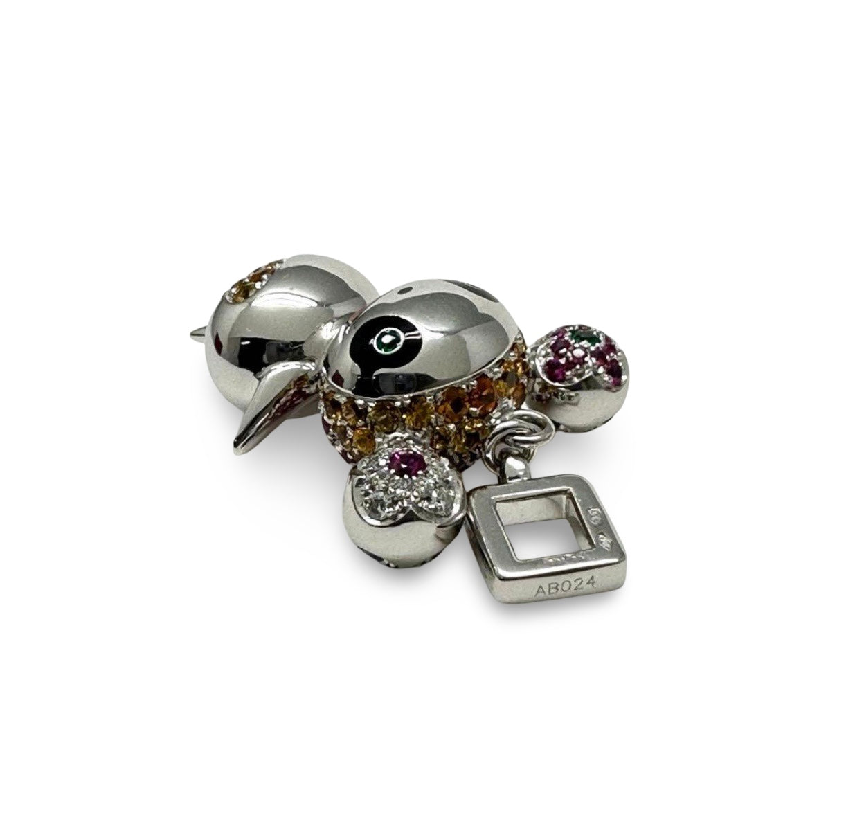 Louis Vuitton × Takashi Murakami Panda Necklace Top – K18WG White Gold – World Limited Edition