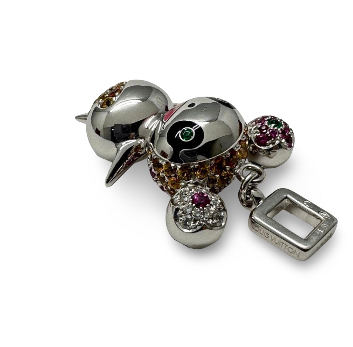 Louis Vuitton × Takashi Murakami Panda Necklace Top – K18WG White Gold – World Limited Edition