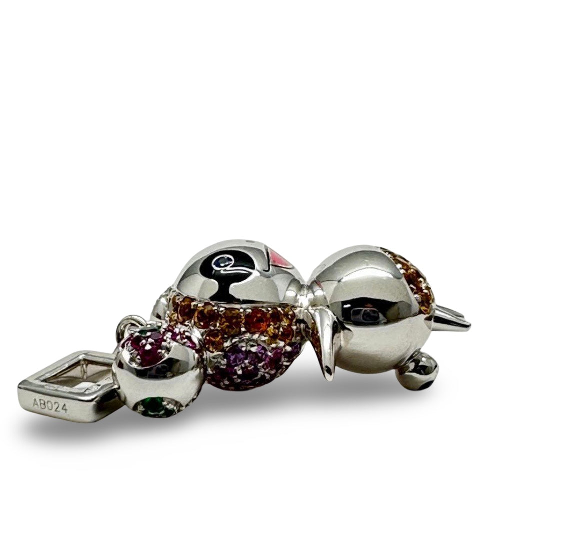 Louis Vuitton × Takashi Murakami Panda Necklace Top – K18WG White Gold – World Limited Edition