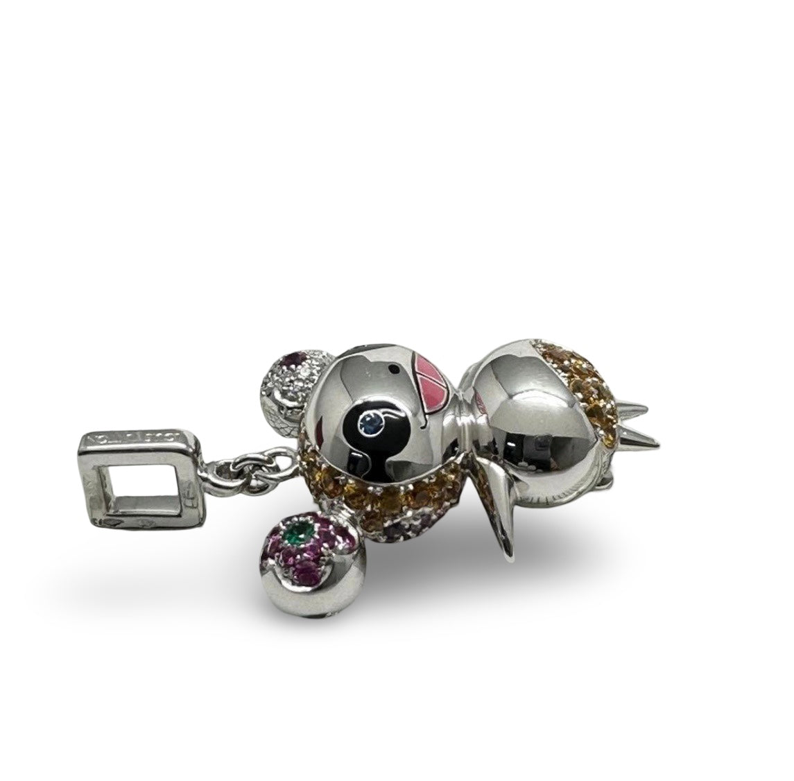 Louis Vuitton × Takashi Murakami Panda Necklace Top – K18WG White Gold – World Limited Edition