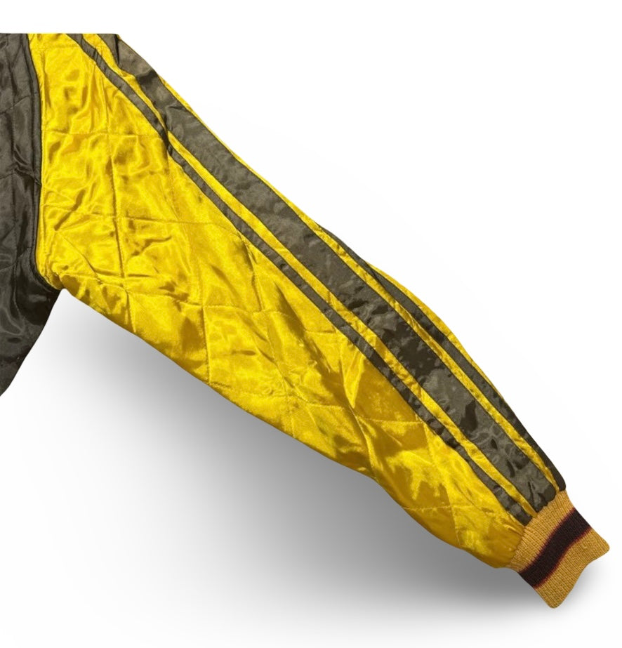 Reversible DOGTOWN Dragon & Tiger Sukajan – Japan Map Embroidery / 90s–00s Vintage Satin Souvenir Jacket (Preloved)