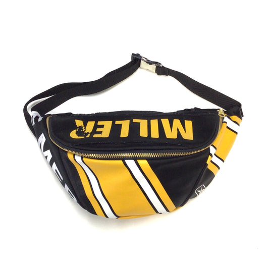 NFL Football Jersey  "MILLER" Amekaji Japanese Vintage Handmade Custom One and Only One Cote Mer Upcycle Sustainable Upscale Street Fashion Embroidered Remake Deconstructed Shirts Waist Bag