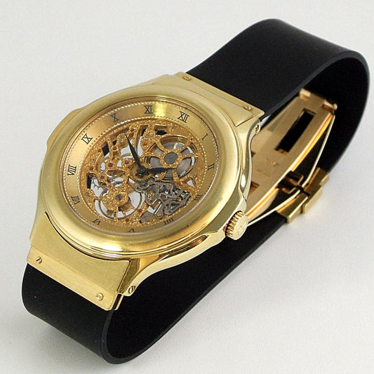 HUBLOT MDM Skeleton Ref. 1512.3 18K Yellow Gold · Frédéric Piguet Cal. 21 Manual-Wind · Vintage Skeleton Watch