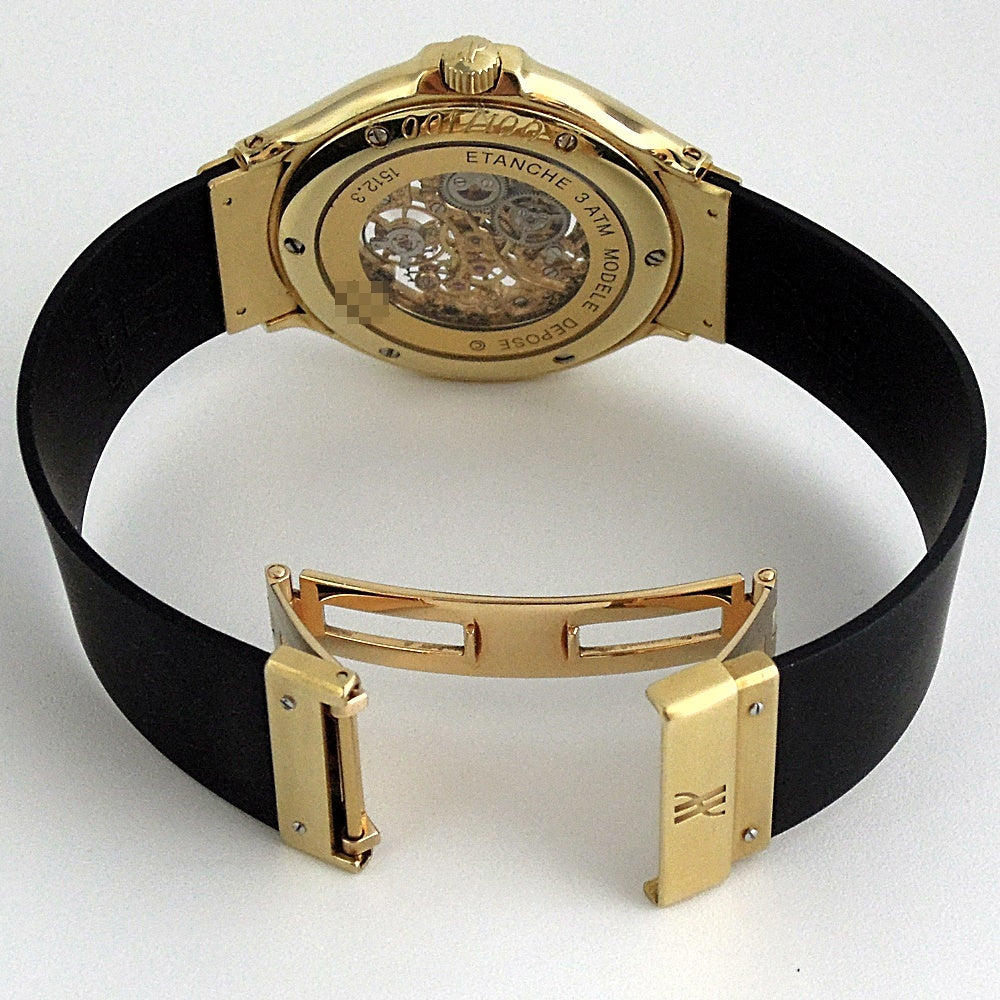 HUBLOT MDM Skeleton Ref. 1512.3 18K Yellow Gold · Frédéric Piguet Cal. 21 Manual-Wind · Vintage Skeleton Watch