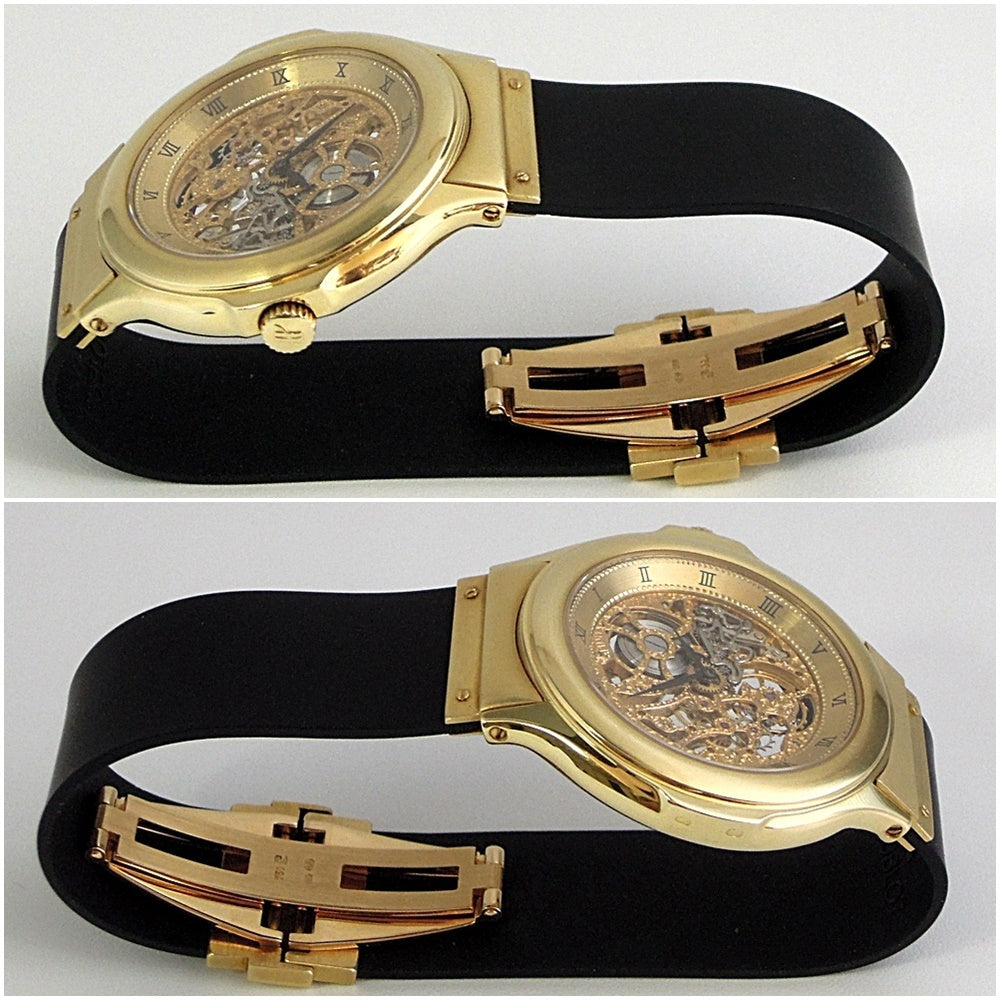 HUBLOT MDM Skeleton Ref. 1512.3 18K Yellow Gold · Frédéric Piguet Cal. 21 Manual-Wind · Vintage Skeleton Watch