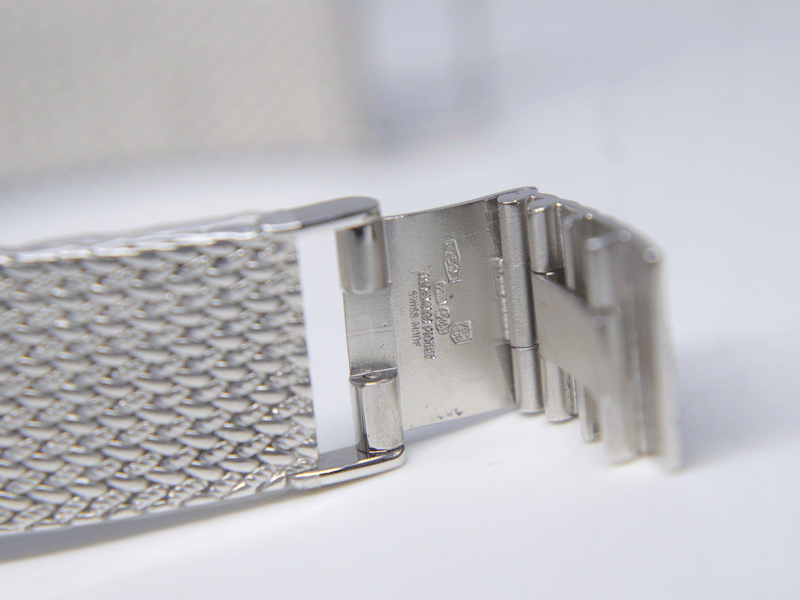 Audemars Piguet Cobra 18K White Gold · Black 12-Diamond Dial · 76.7g · Integrated Bracelet Vintage Watch