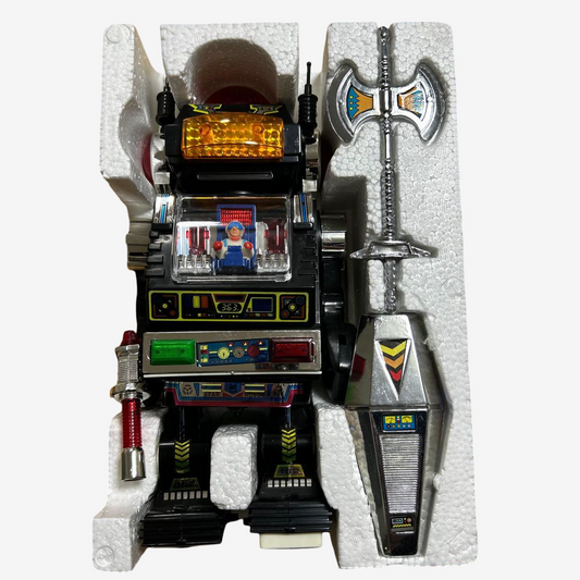 Yonezawa Star Robot with box and weapons