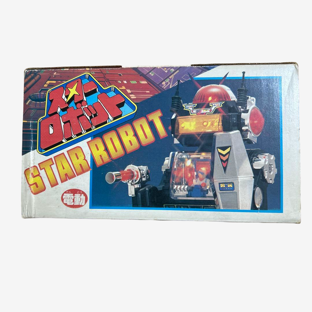 Yonezawa Star Robot · Complete Working Battery-Operated Robot with Original Box & Weapons · Japan / Taiwan Production, Late 1980s–1990 Issue