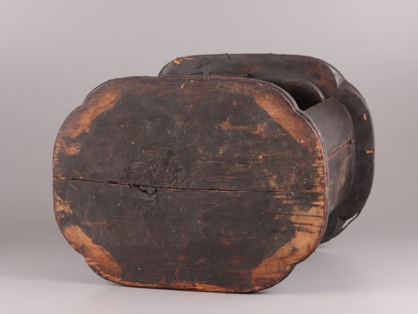 Edo-Period Multi-Figure Buddhist Zushi Shrine (Carved Wood) — Portable Devotional Altar Assembly